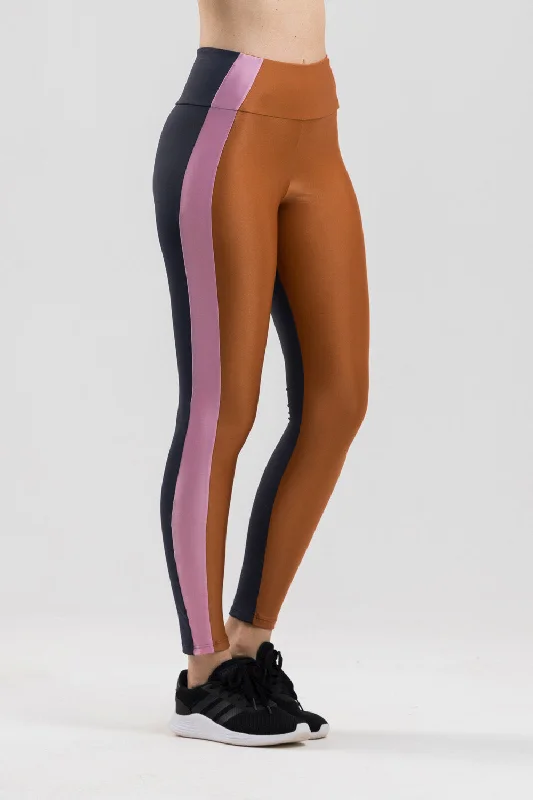 Skirt style Power Leggings - Golden Brown