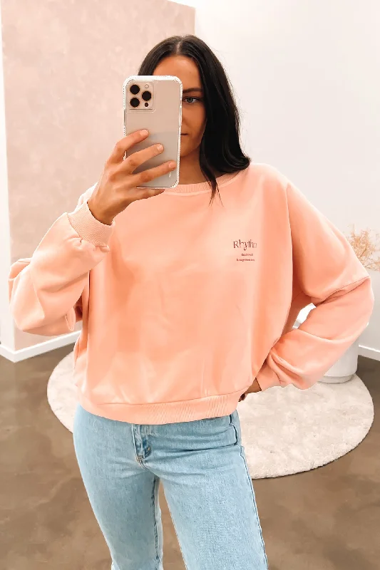 Independent design Rhythm Core Slouch Fleece Pink Salt