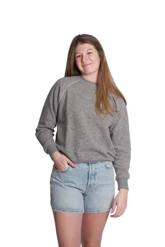 Sports Comfort Style Crewneck Sweatshirt in Grey
