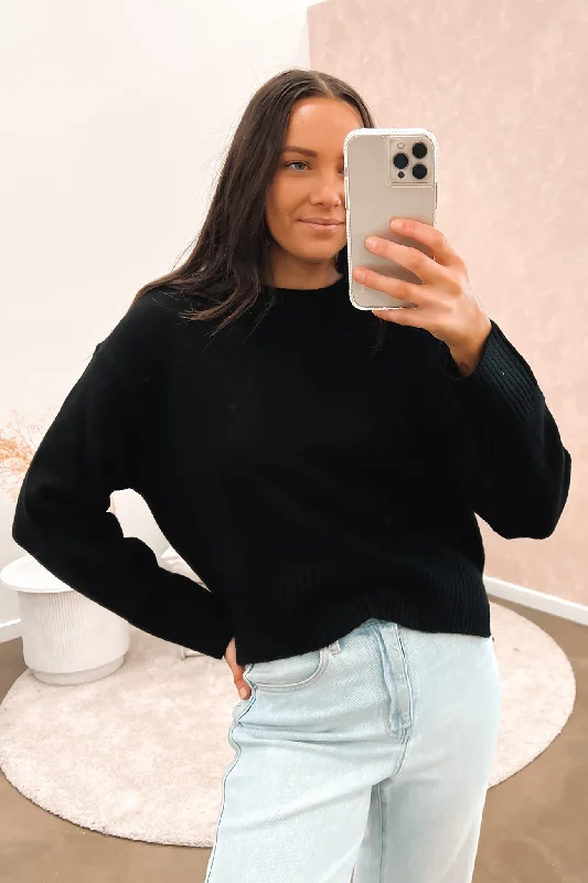 Street Style Finley Knit Black
