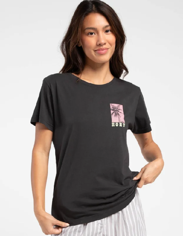 Sports Comfort Style Roxy Polaroid Tee-Phantom