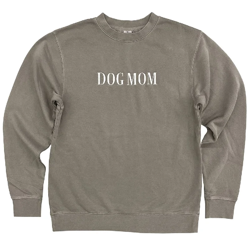 Classic Series Dog Mom Embroidered Sweatshirt