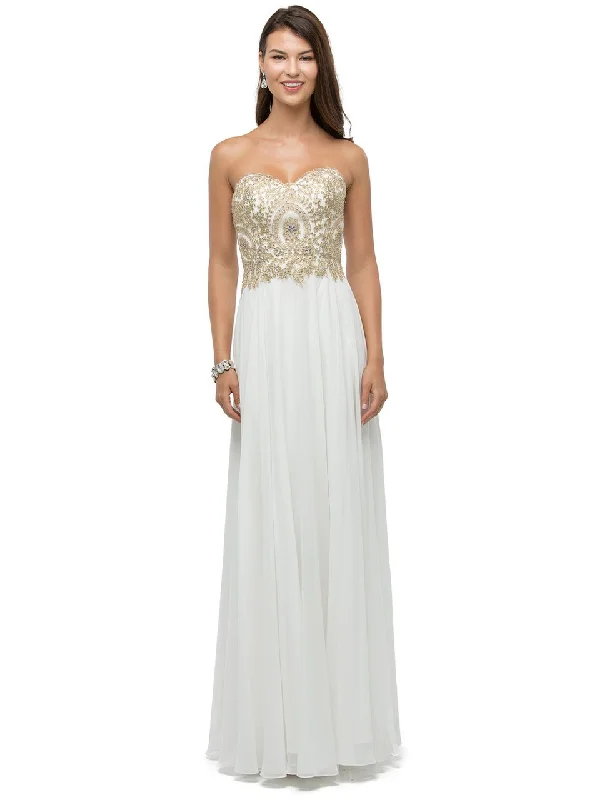 Fashion Style Dancing Queen Bridal - 9502 Stunning Bead Encrusted Sweetheart Chiffon Ball Gown Fashion Style Dancing Queen Bridal - 9502 Stunning Bead Encrusted Sweetheart Chiffon Ball Gown