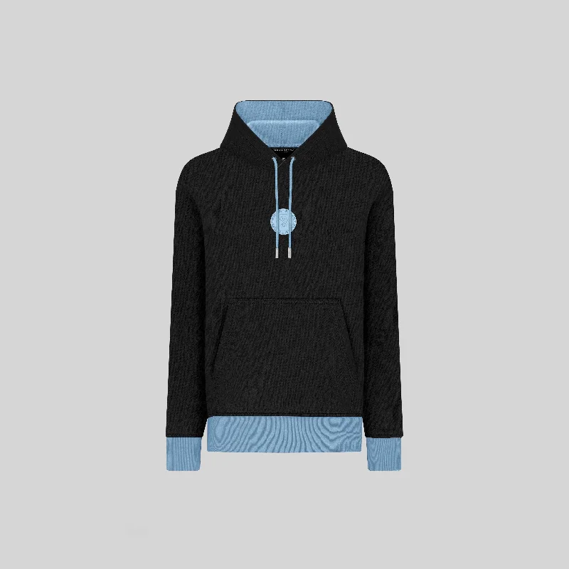 Minimal Style SARISA BLACK HOODIE