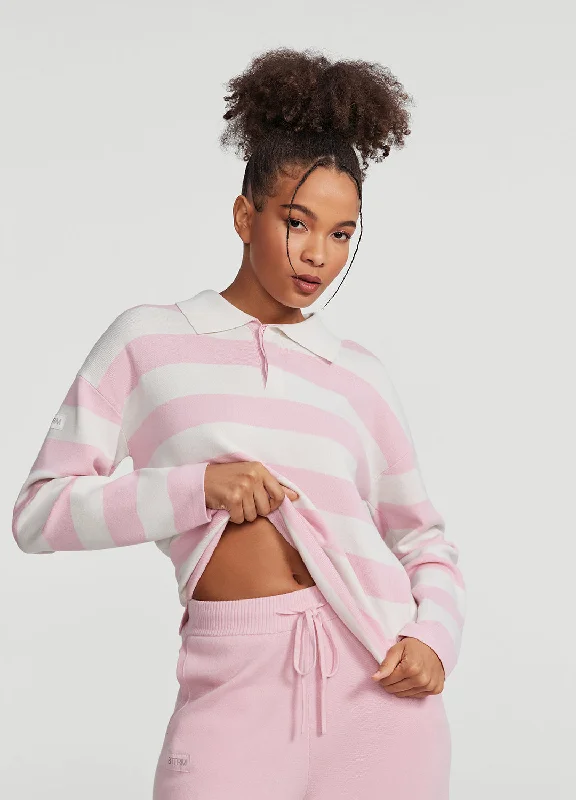 Classic style Varsity Striped Rugby Shirt