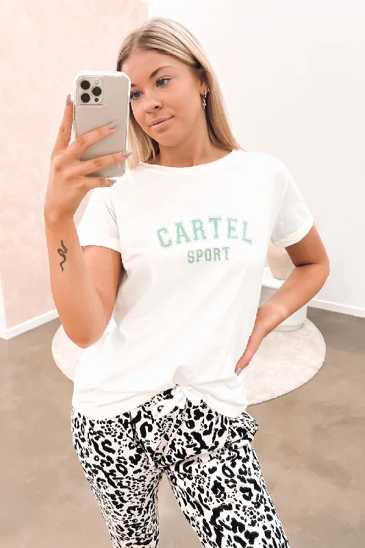 Street Fashion Style Marlo Tee White Rosemary