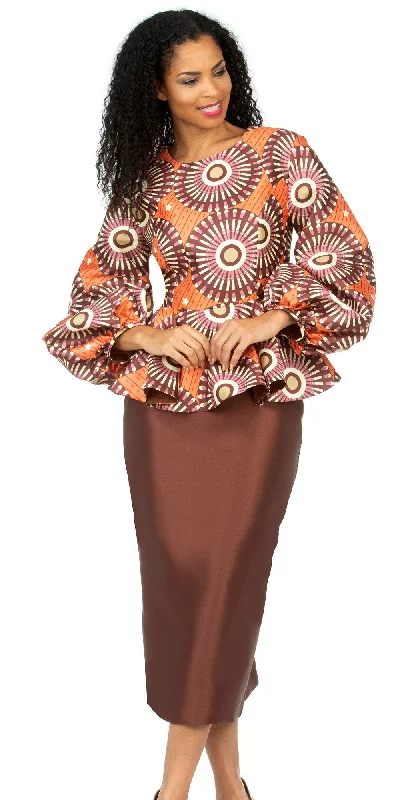 Sports And Leisure Giovanna Suit 0960-Brown Multi