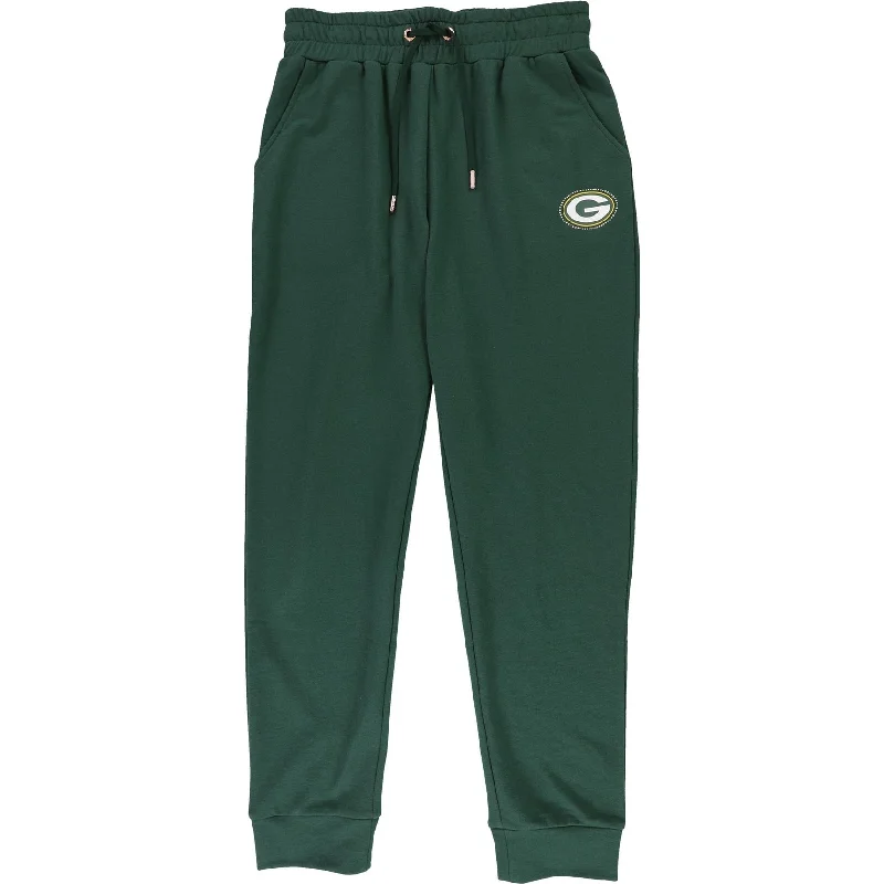 Stand-up collar design G-III Sports Womens Green Bay Packers Athletic Sweatpants, Green, Small Stand-up collar design G-III Sports Womens Green Bay Packers Athletic Sweatpants, Green, Small