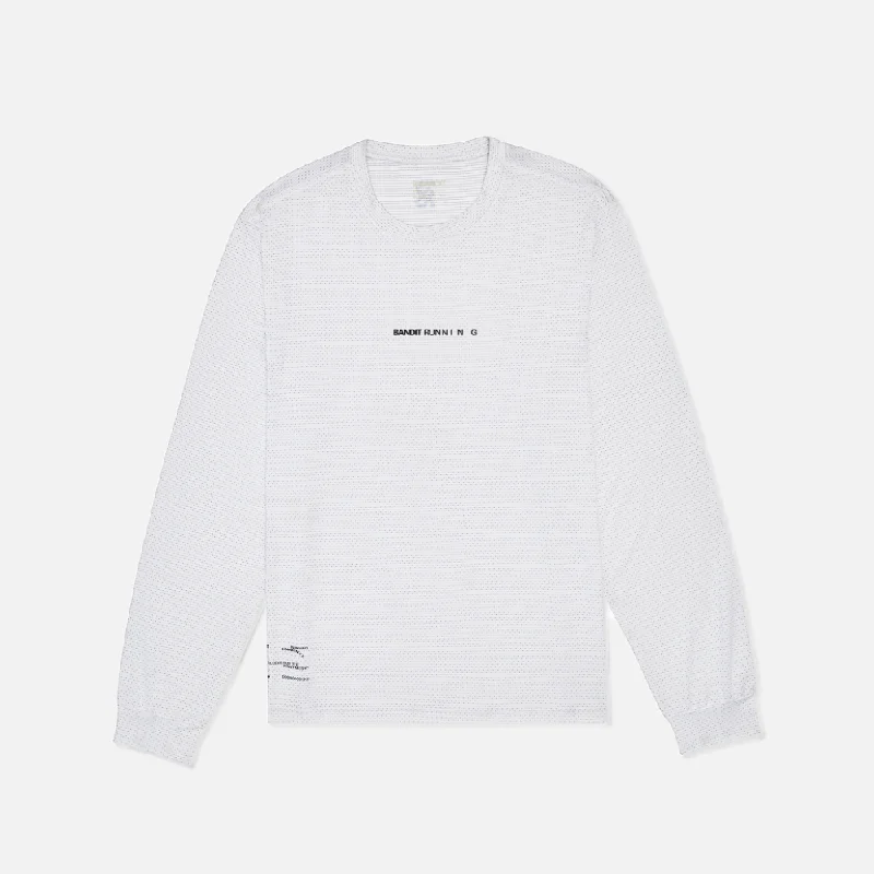 High-end atmosphere NanoMesh™ Performance Long Sleeve, Unisex - White