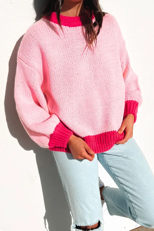 Celebrity Style Heidi Knit Pink