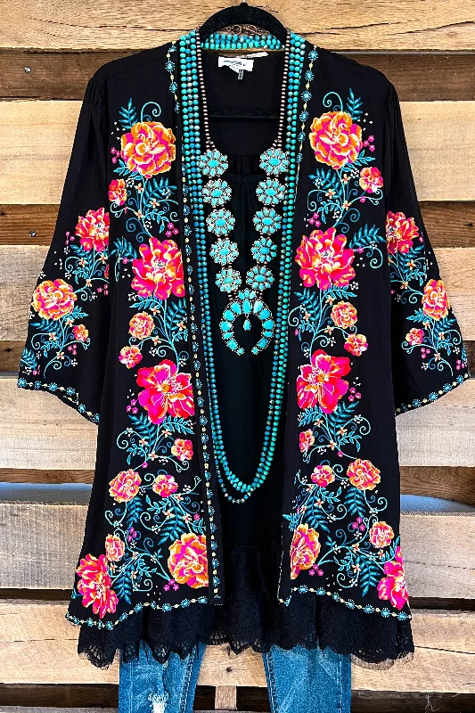 Noble Temperament AHB EXCLUSIVE: Renewed Reflections Cardigan - Black