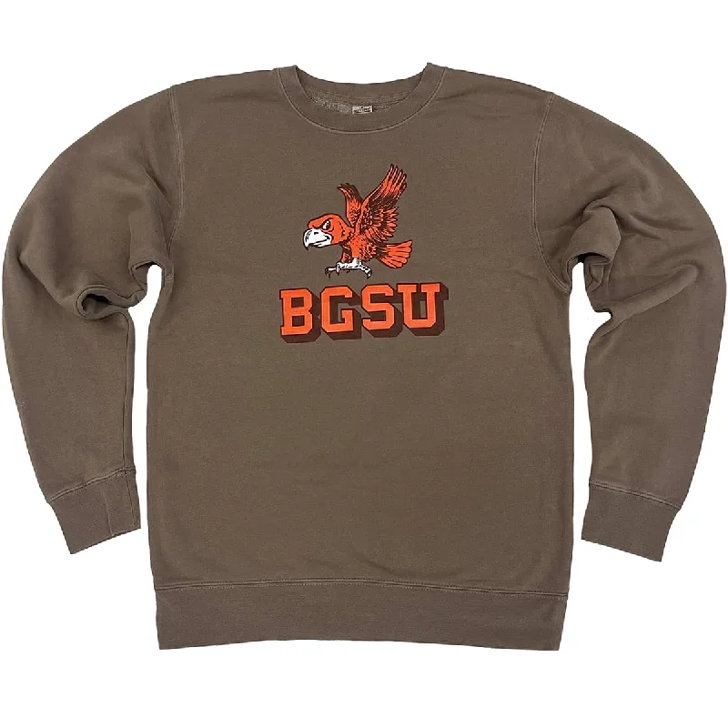 Comfortable down BGSU Vintage Falcon Sweatshirt