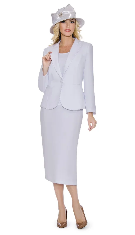 Street Fashion Style Giovanna Usher Suit S0707-White