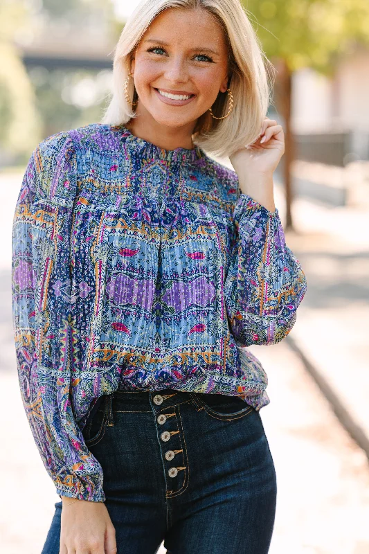 Sports litigation style Skies are Blue: The Right Way Lavender Purple Abstract Blouse Sports litigation style Skies are Blue: The Right Way Lavender Purple Abstract Blouse
