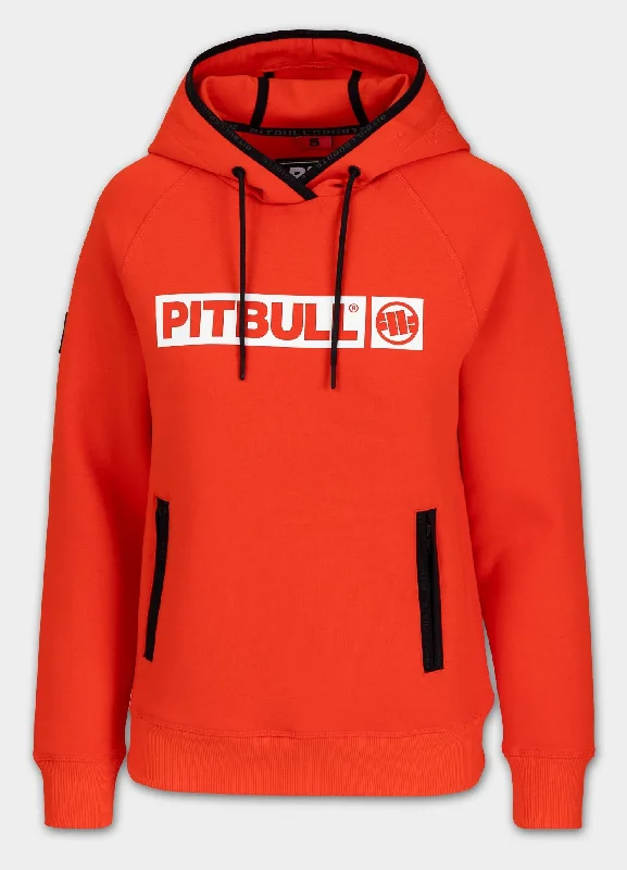 Energetic Women's hoodie Georgia - Flame red