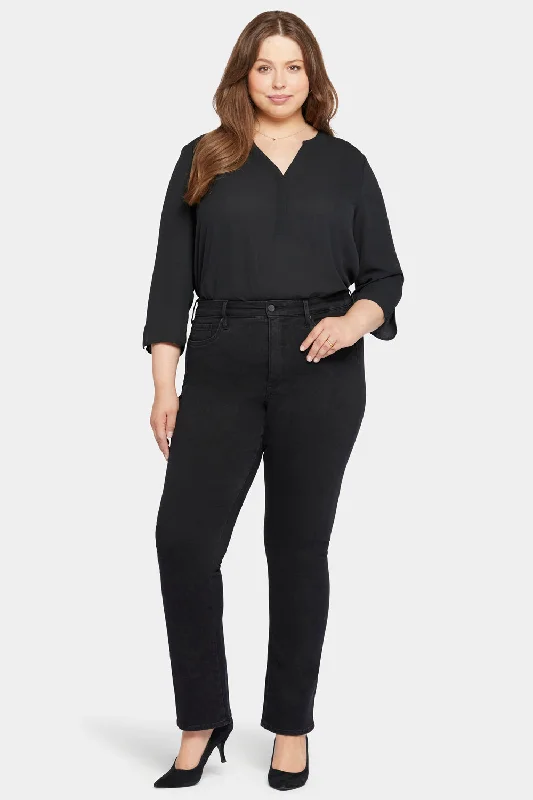 Stand-up collar design Le Silhouette Slim Bootcut Jeans In Plus Size - Stellar