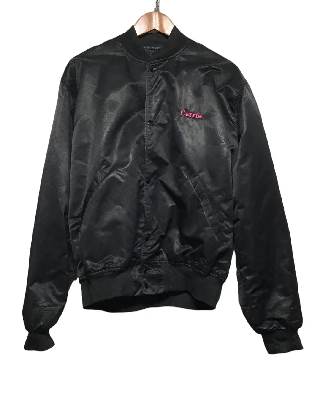 Sports Casual Style ‘Carrie’s Beauty Salon’ Bomber Jacket (Size L)