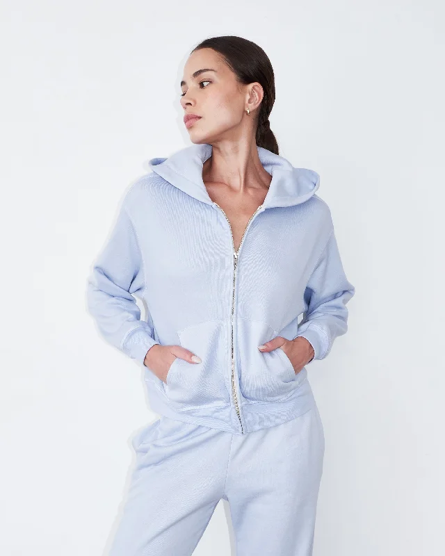 Creative Style Teddy Fleece Relaxed Zip Up Hoody