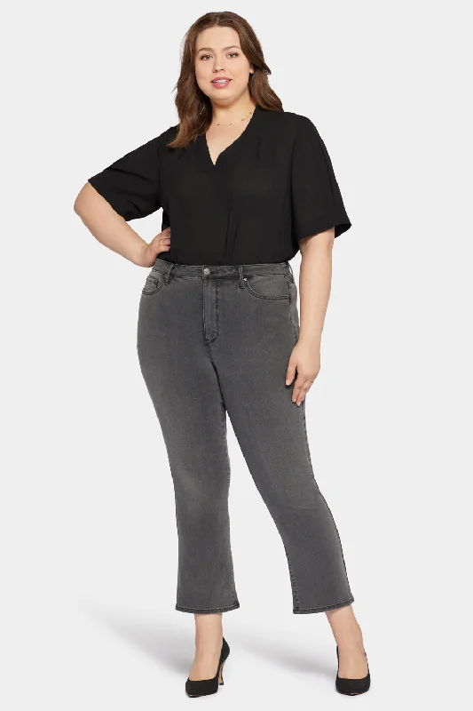 Sports Jumpsuit Slim Bootcut Ankle Jeans In Plus Size - Destiny