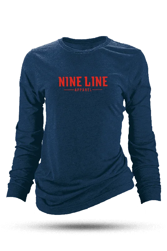 Fashion Style NLA Basic Red Logo - Long-Sleeve Shirt