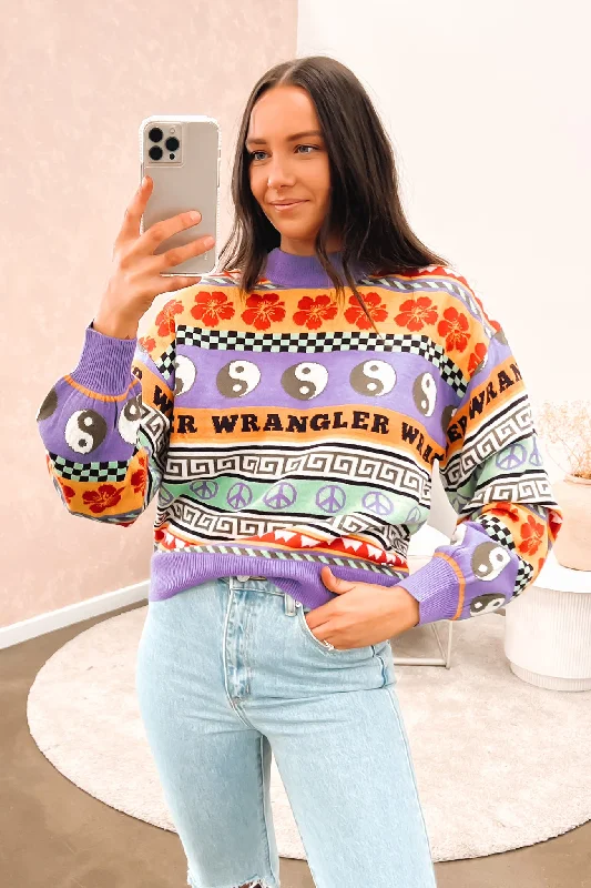 Printed pattern Better Days Knit Retro Pop