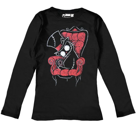 Sports suit style Curiosity Kills Women Long Sleeve Tshirt