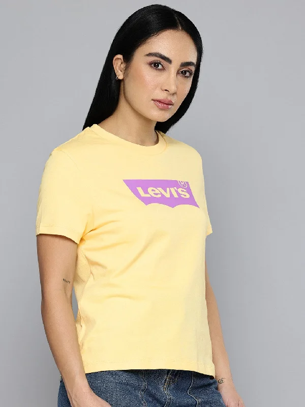 Sports Zipper Style Women's Brand Logo Printed T-Shirt