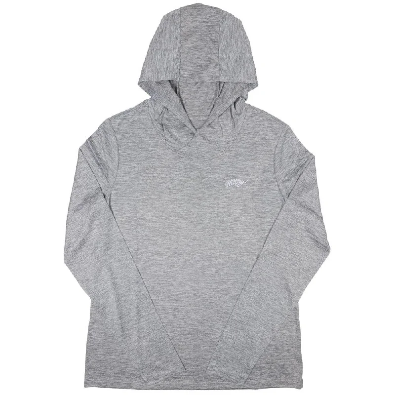 Multi-functional style "Easy Breezy" Heather Grey Hoody