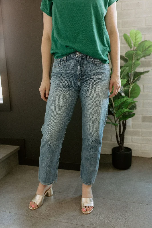 Windbreaker fashion The Marlowe Slim Boyfriend Denim by ÉTICA - Castaway