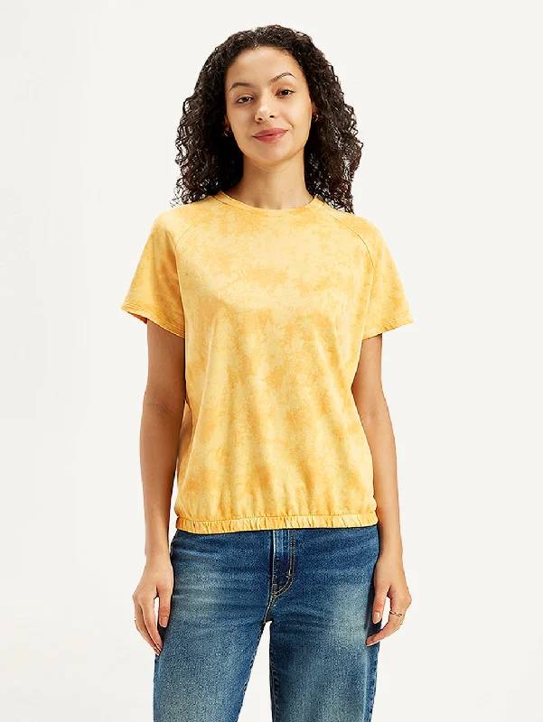 Elegant And Elegant Women's Tie-Dye Regular Fit Top