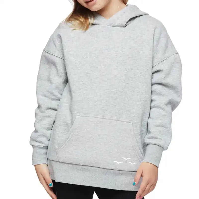 Round neck design LazyPants Youth Cooper Fleece Hoodie
