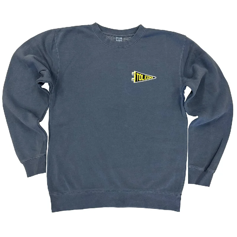 Elegant And Lazy University of Toledo Embroidered Pennant Sweatshirt