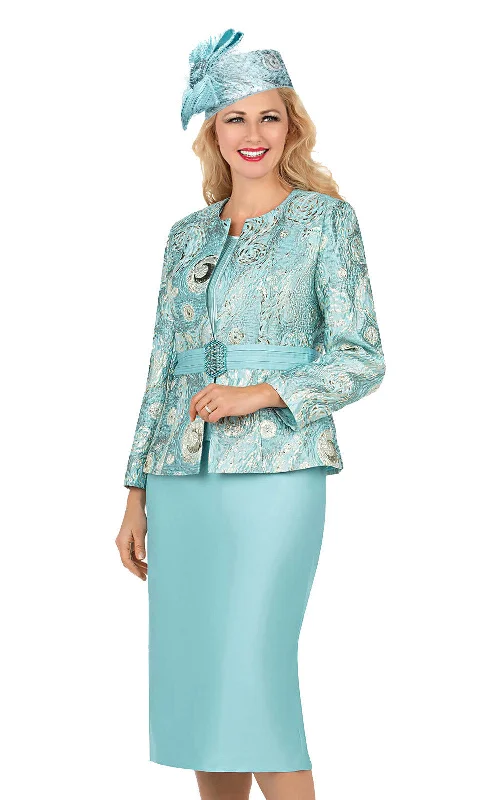 Sports Casual Style Giovanna Suit G1132-Seafoam