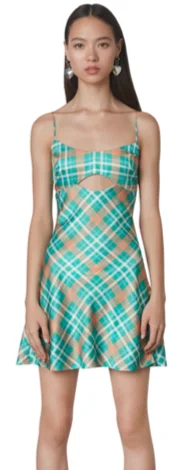 Street Personality Style Plaid Mini Dress by NIA