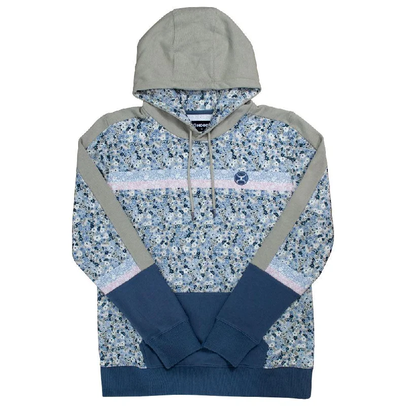 Affordable selection "Ditzy" Green/Blue Floral Print Hoody