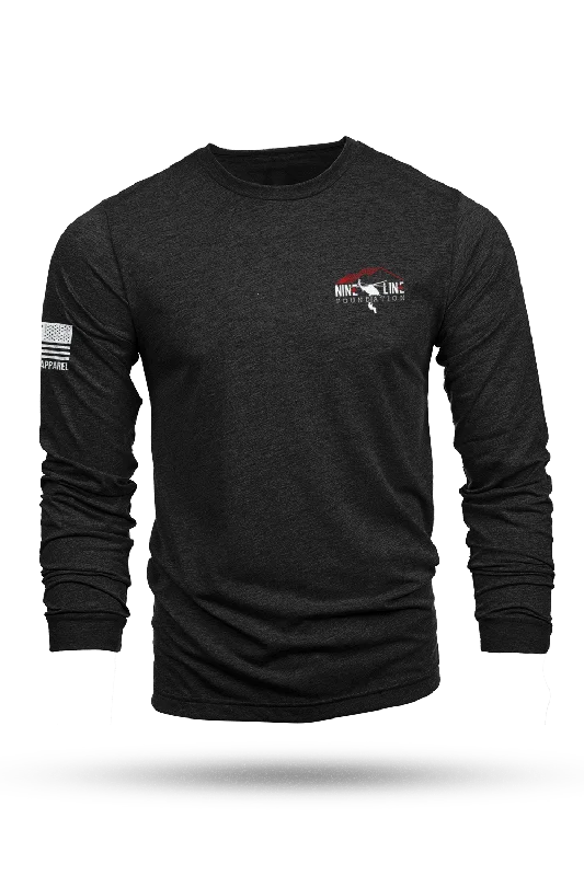 Nightclub Style Long Sleeve Tri-Blend - Nine Line Foundation