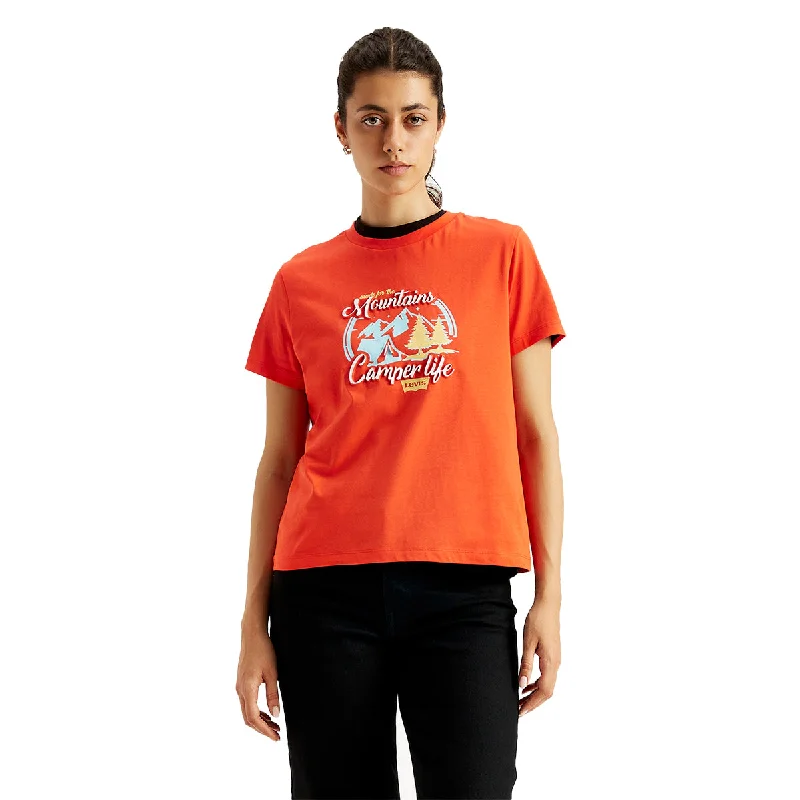 Street Style Women's Graphic Print Straight Fit T-Shirt