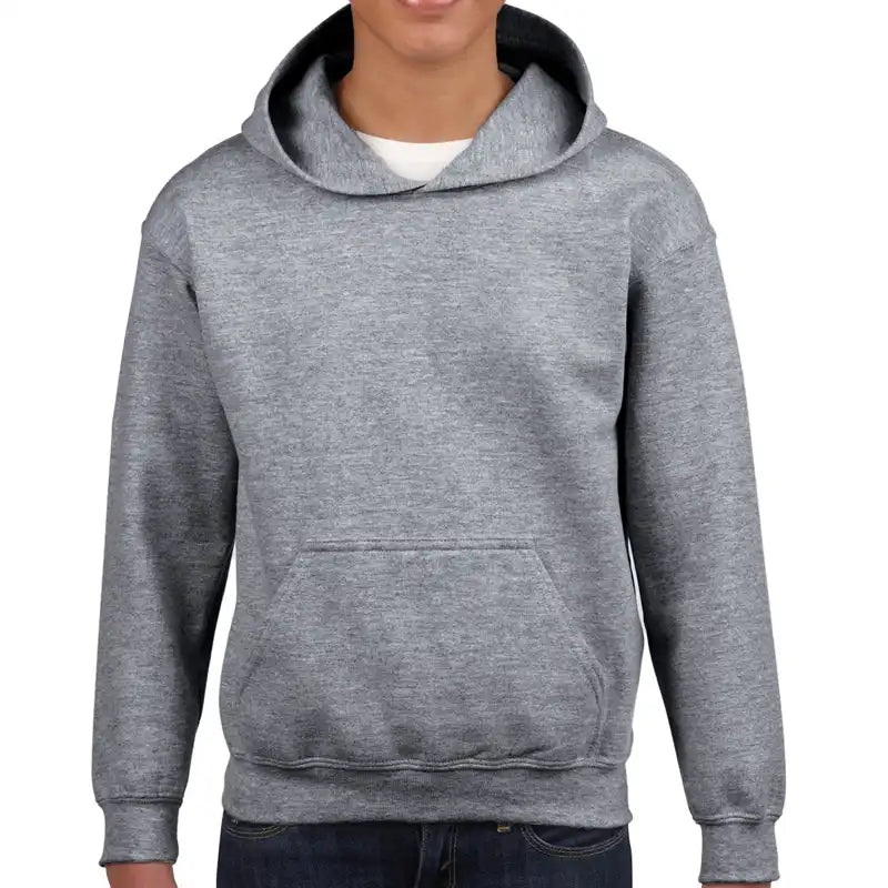 High-waisted pants style Youth Gildan Heavy-Blend Hooded Sweatshirt