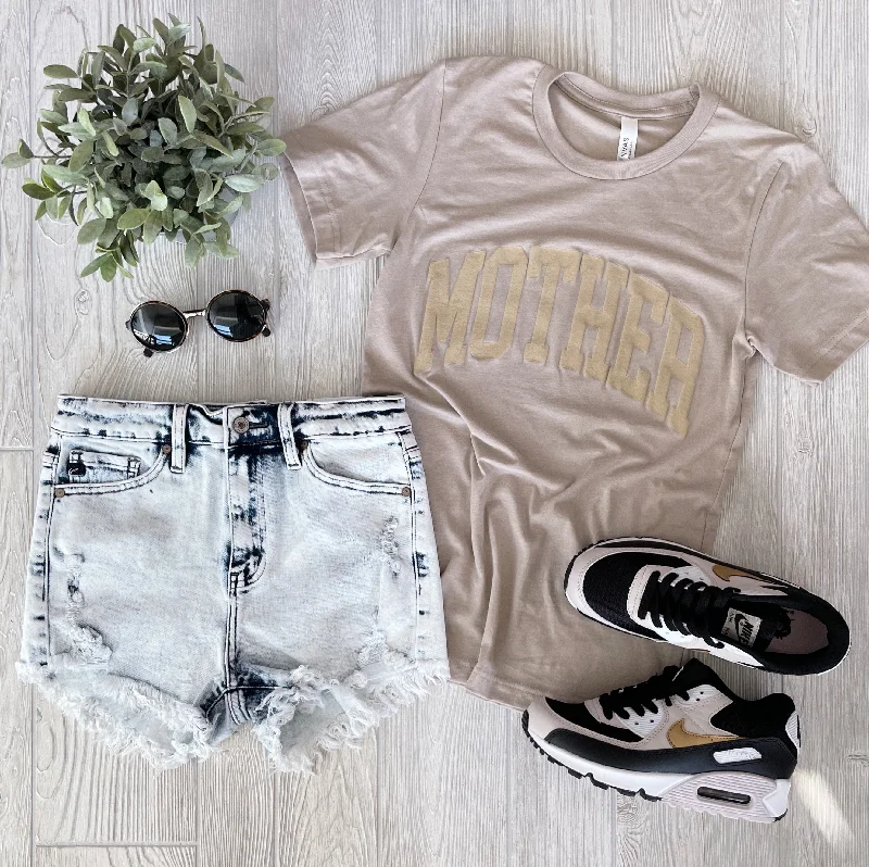 Elegant Style MOTHER • Tan Tonal Tee