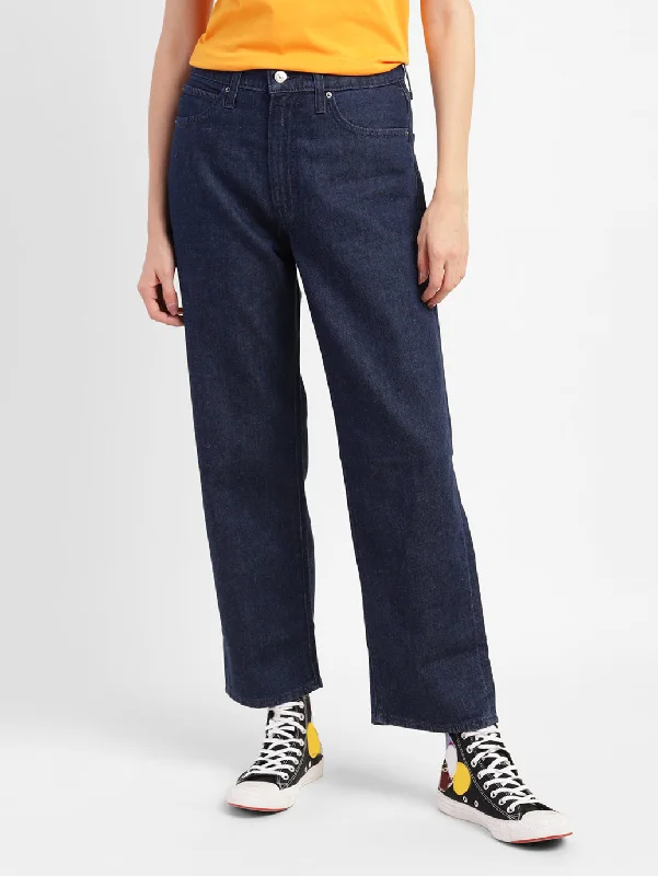 Single-shoulder Neck Design Women's 94's Loose Fit Jeans