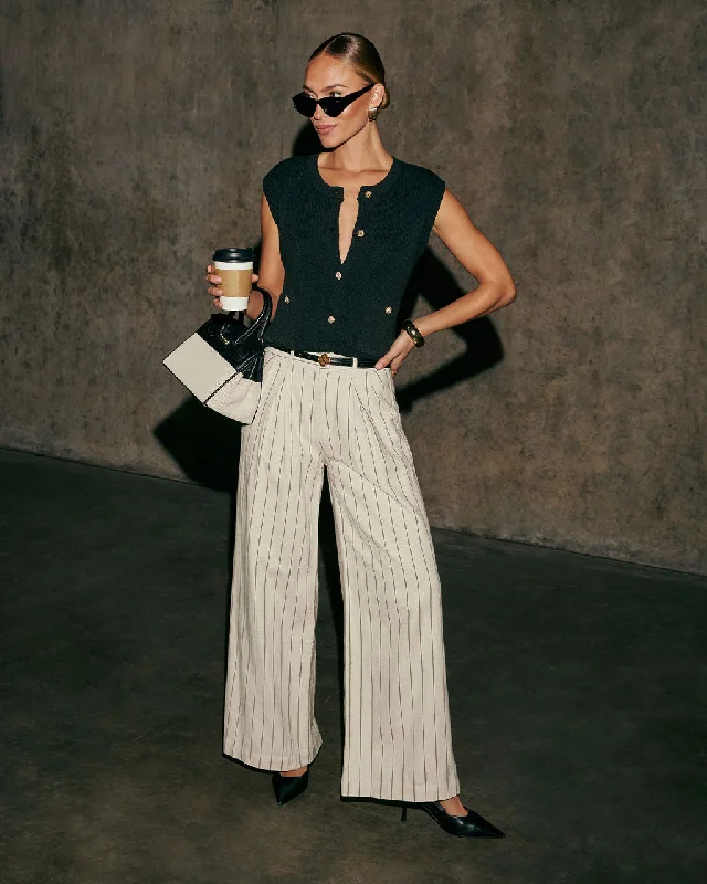 Customized Version Verra Wide Leg Striped Pants