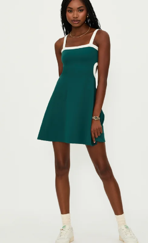 Street Style Suit Sage Green Tennis Dress by Beach Riot