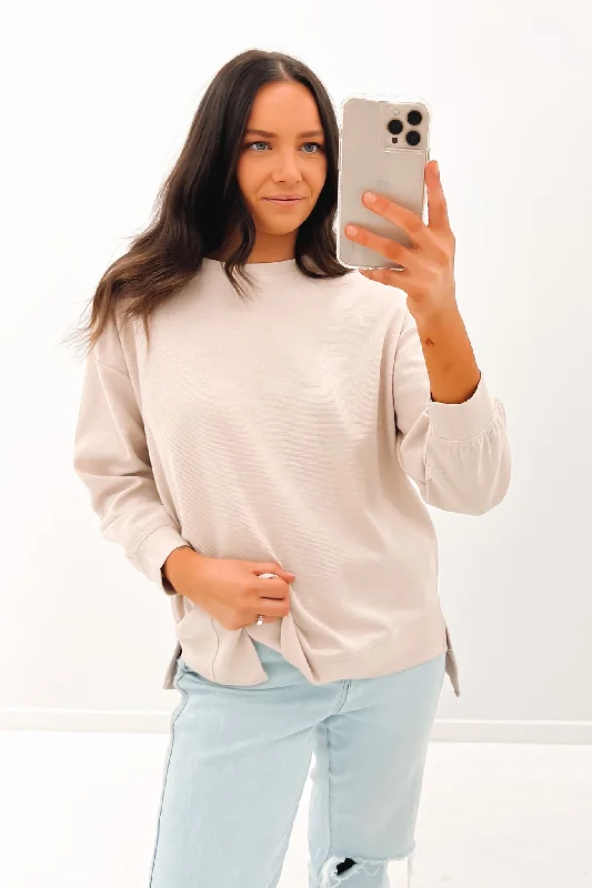 Comfortable down Lucea Jumper Sand
