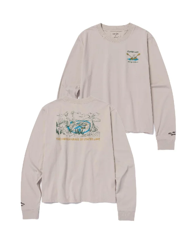 Street Personality Style Dr. Seuss x Parks Project Crater Lake Women's Boxy Long Sleeve Tee