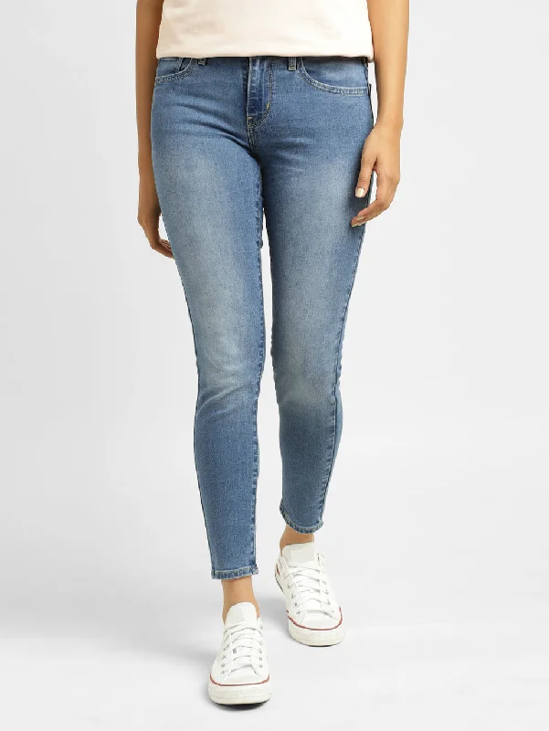 High waist design Women's Mid Rise 710 Super Skinny Jeans
