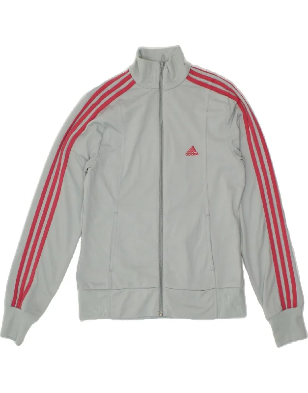 Luxury and fashionable ADIDAS Womens Tracksuit Top Jacket UK 14 Medium Green Polyester