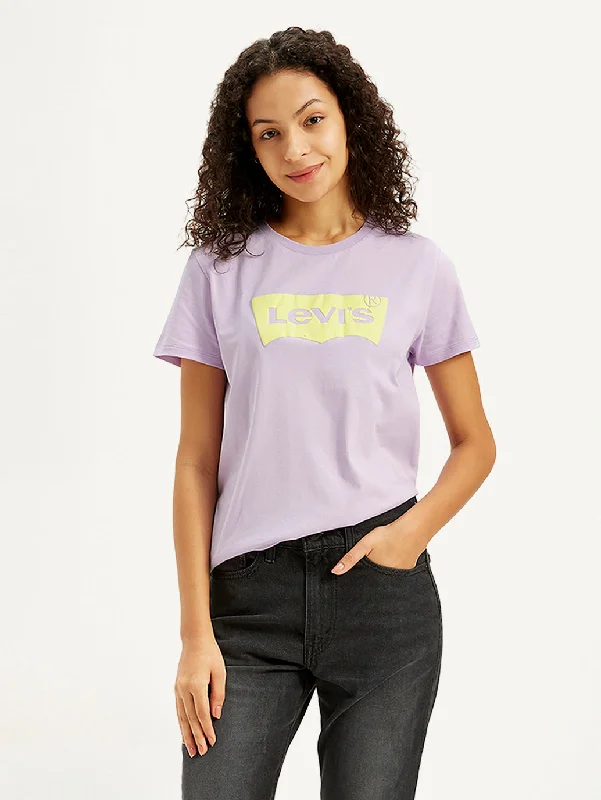 High-quality fabrics Women's Brand Logo Regular Fit T-Shirt