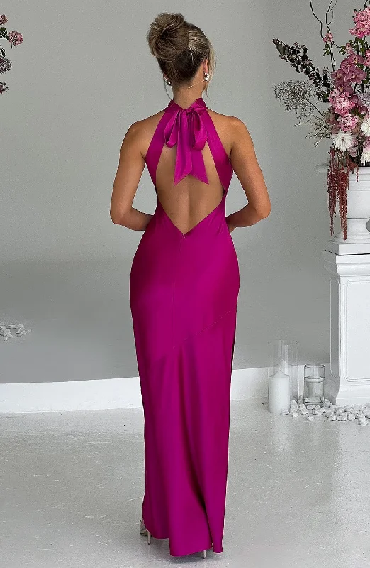 Free and comfortable Etta Maxi Dress - Hot Pink