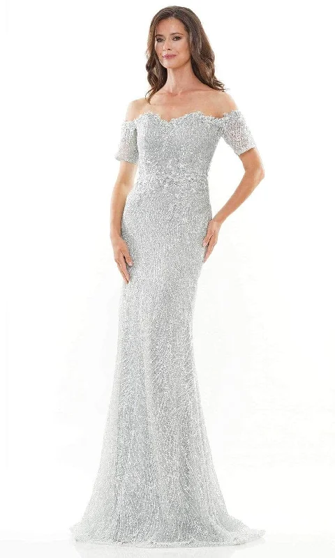 Fashionable and versatile Rina Di Montella - Embellished Sweetheart Evening Dress RD2736
