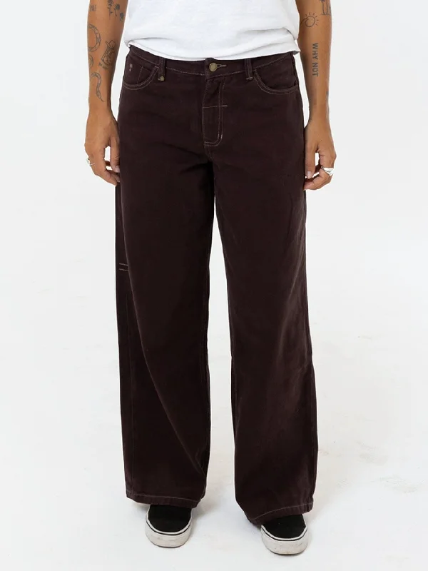 Personalized print Billie Low Jean - Chocolate Plum
